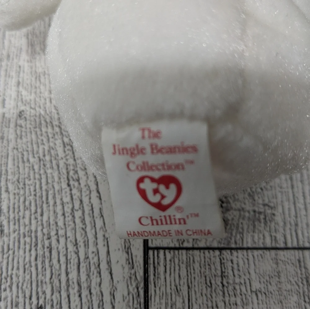 Ty Chilling Plush Snowman Bird Toy - Red, White, and Orange
